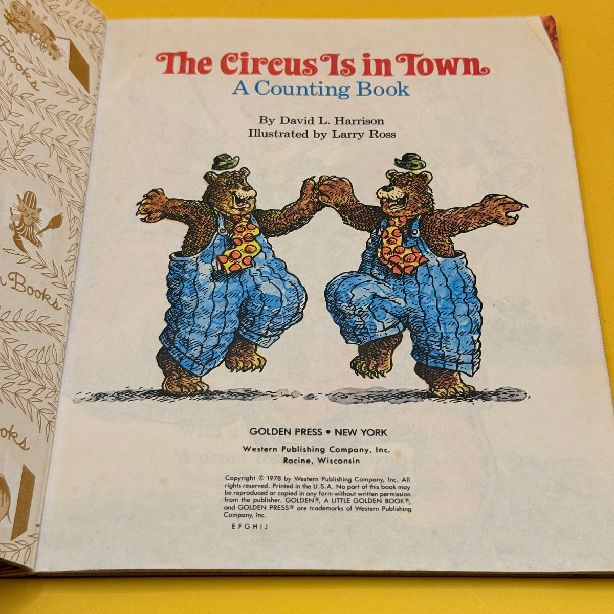 The Circus Is in Town: A Counting Book by David L. Harrison