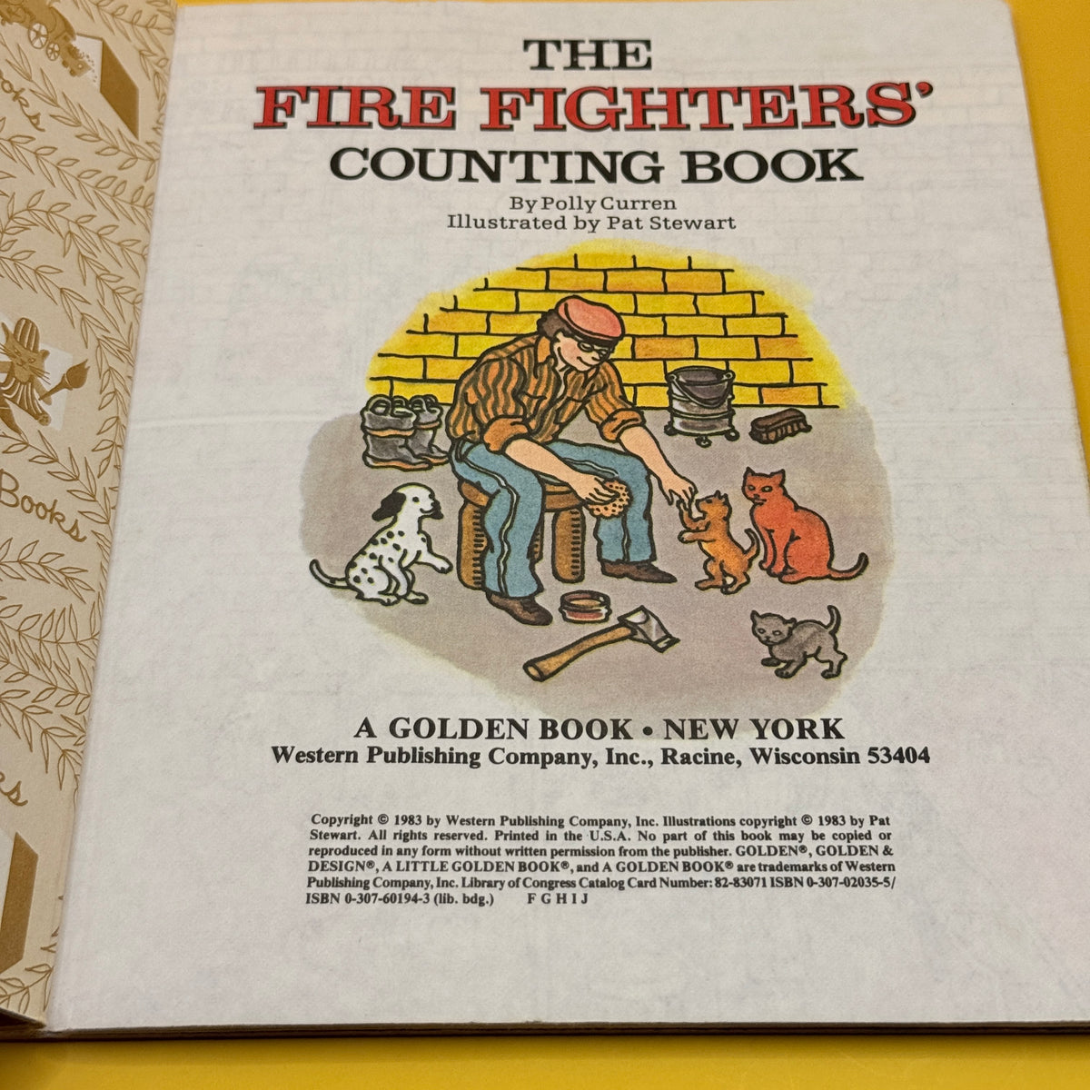 The Fire Fighters' Counting Book by Polly Curren (1983)