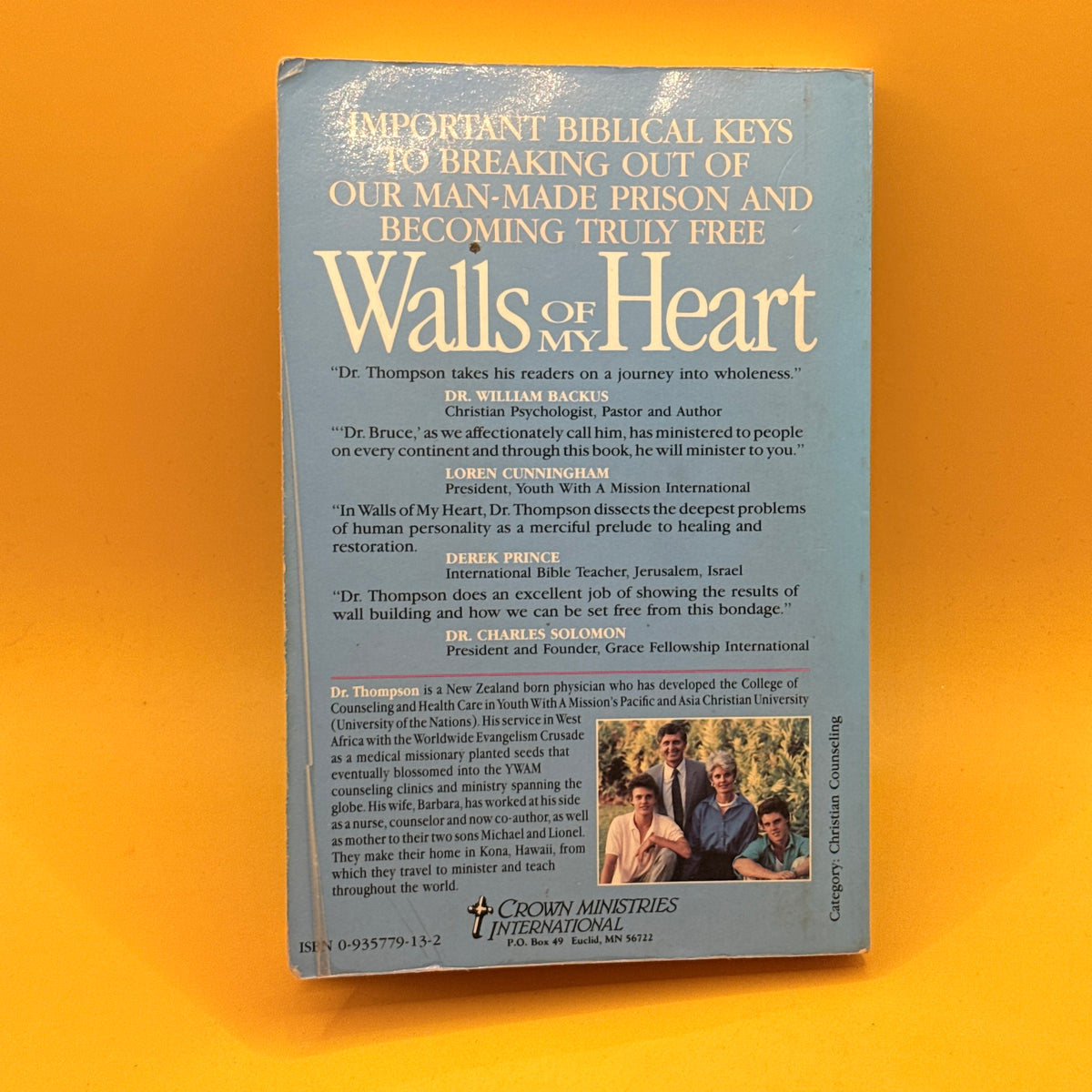 Walls of My Heart by Dr Bruce Thompson
