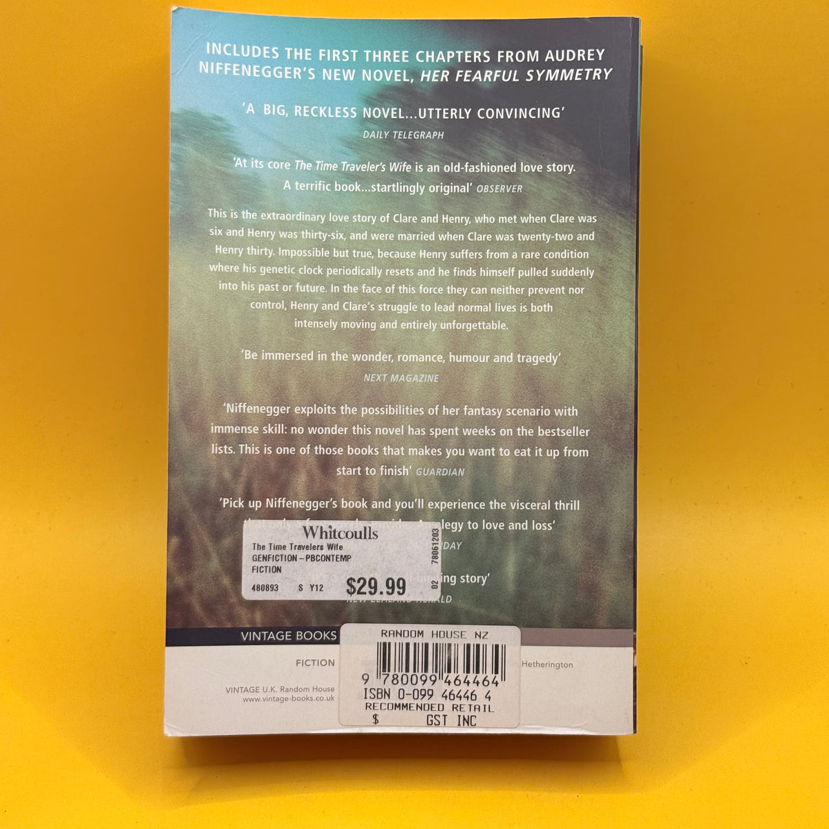 The Time Traveler's Wife by Audrey Niffenegger