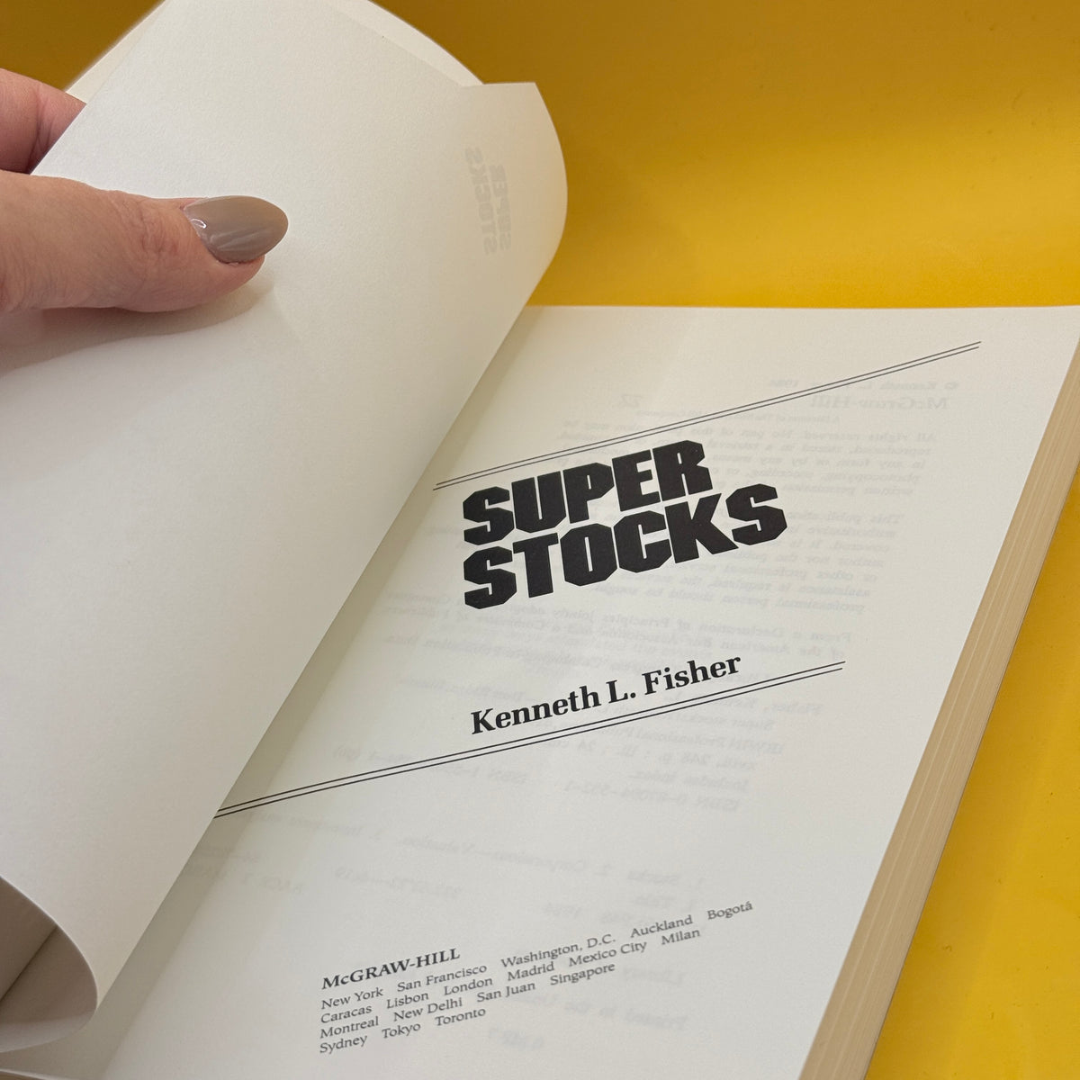 Super Stocks by Kenneth L. Fisher