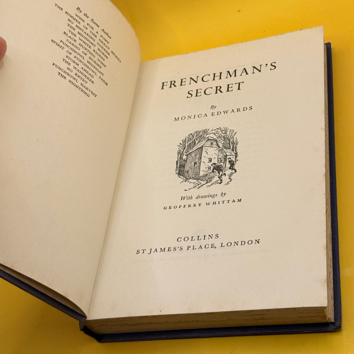Frenchman's Secret by Monica Edwards (1959)