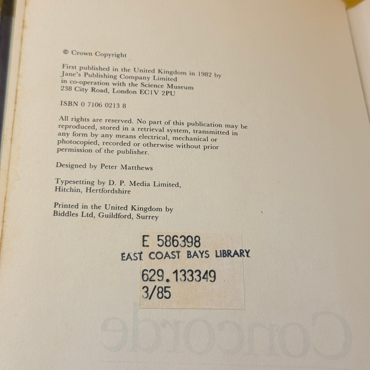 Concorde: New Shape in the Sky by Kenneth Owen (1982)