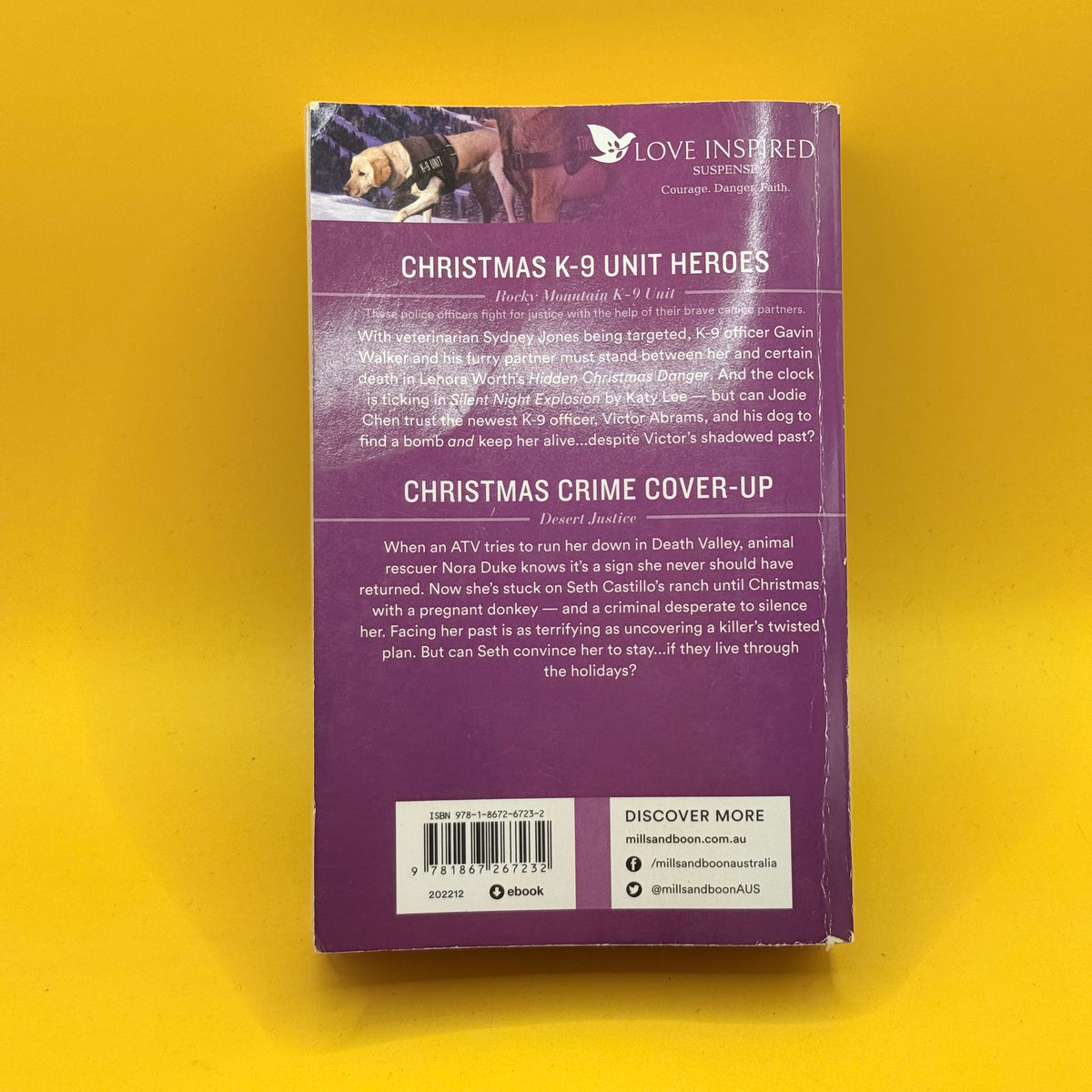 Mills & Boon: Christmas K-9 Unit Heroes by Lenora Worth and Katy Lee & Christmas Crime Cover-Up by Dana Mentink