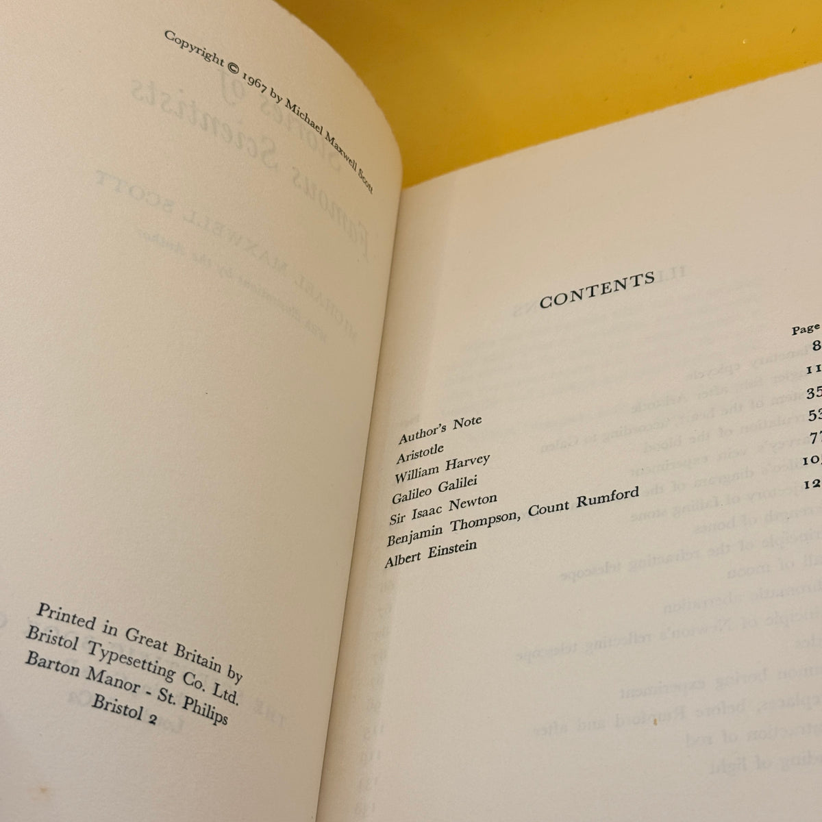 Stories of Famous Scientists by Michael Maxwell Scott (1967)