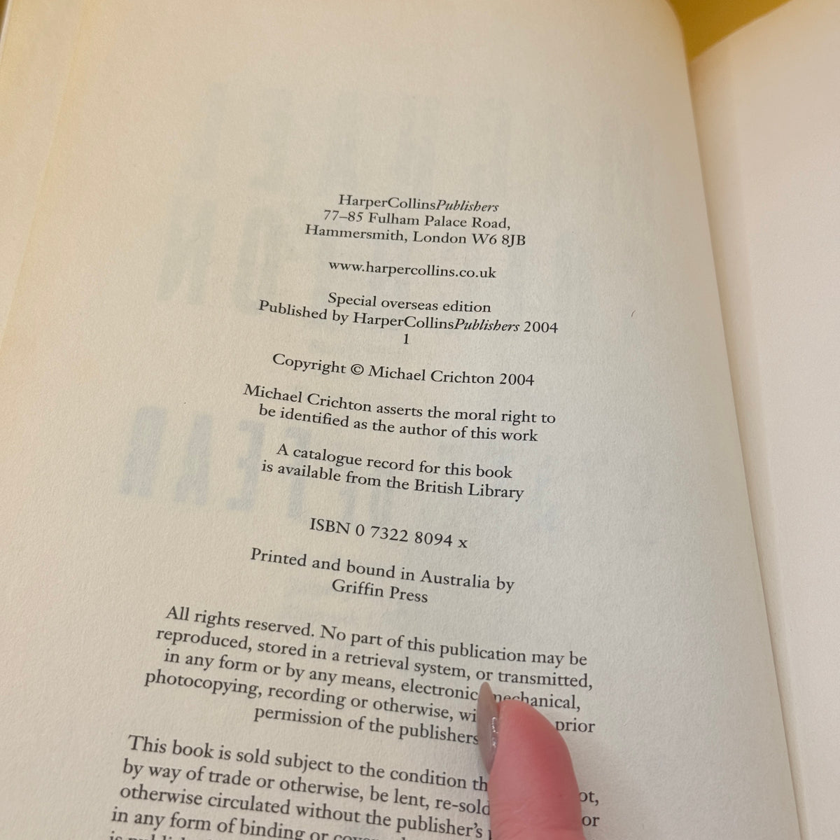 State of Fear by Michael Crichton