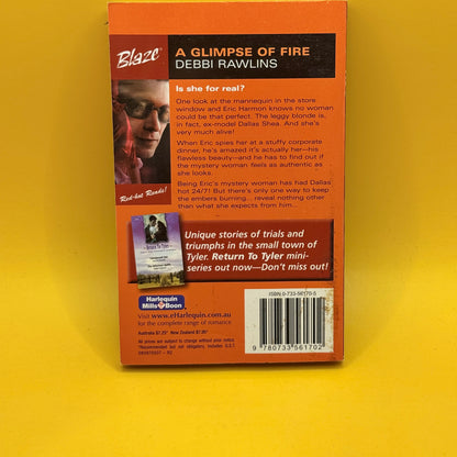Mills & Boon: A Glimpse of Fire by Debbi Rawlins