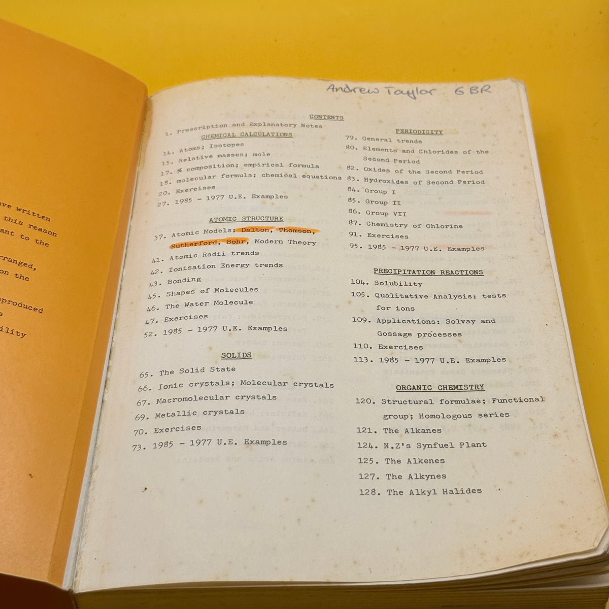 Sixth Form Chemistry: Notes and Examples by James W. McLaughlin (1986)