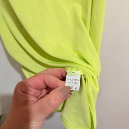 Verge Girl Neon Lime Cami Mini Dress Size 14