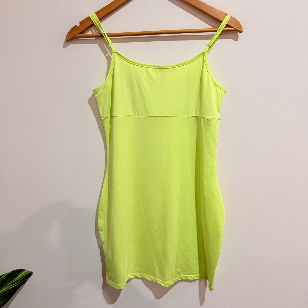 Verge Girl Neon Lime Cami Mini Dress Size 14
