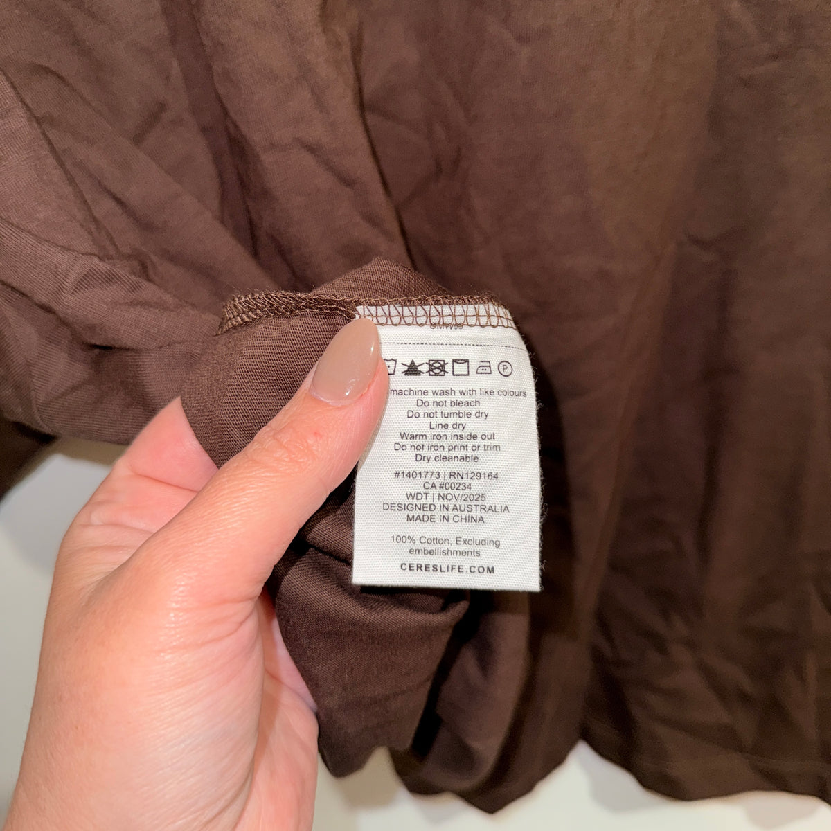 Ceres Life Phoebe Premium Tee Size S
