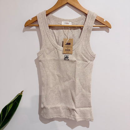 Ceres Life Zoe Contour Rib Scoop Tank Size XS