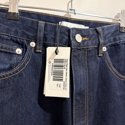 AERE High-Rise Hem Detail Jeans Size 12
