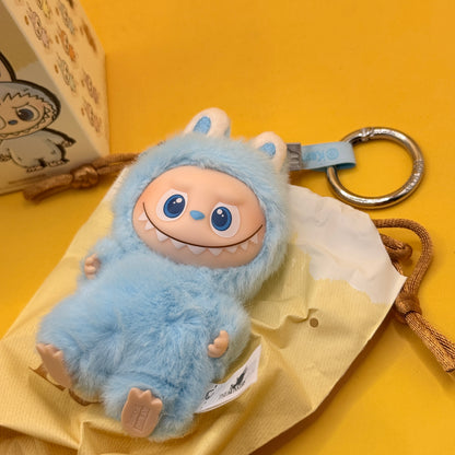 Pop Mart The Monsters Pin for Love Blue Plush Pendant