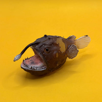 Anglerfish Figurine with Open-Mouth Detail