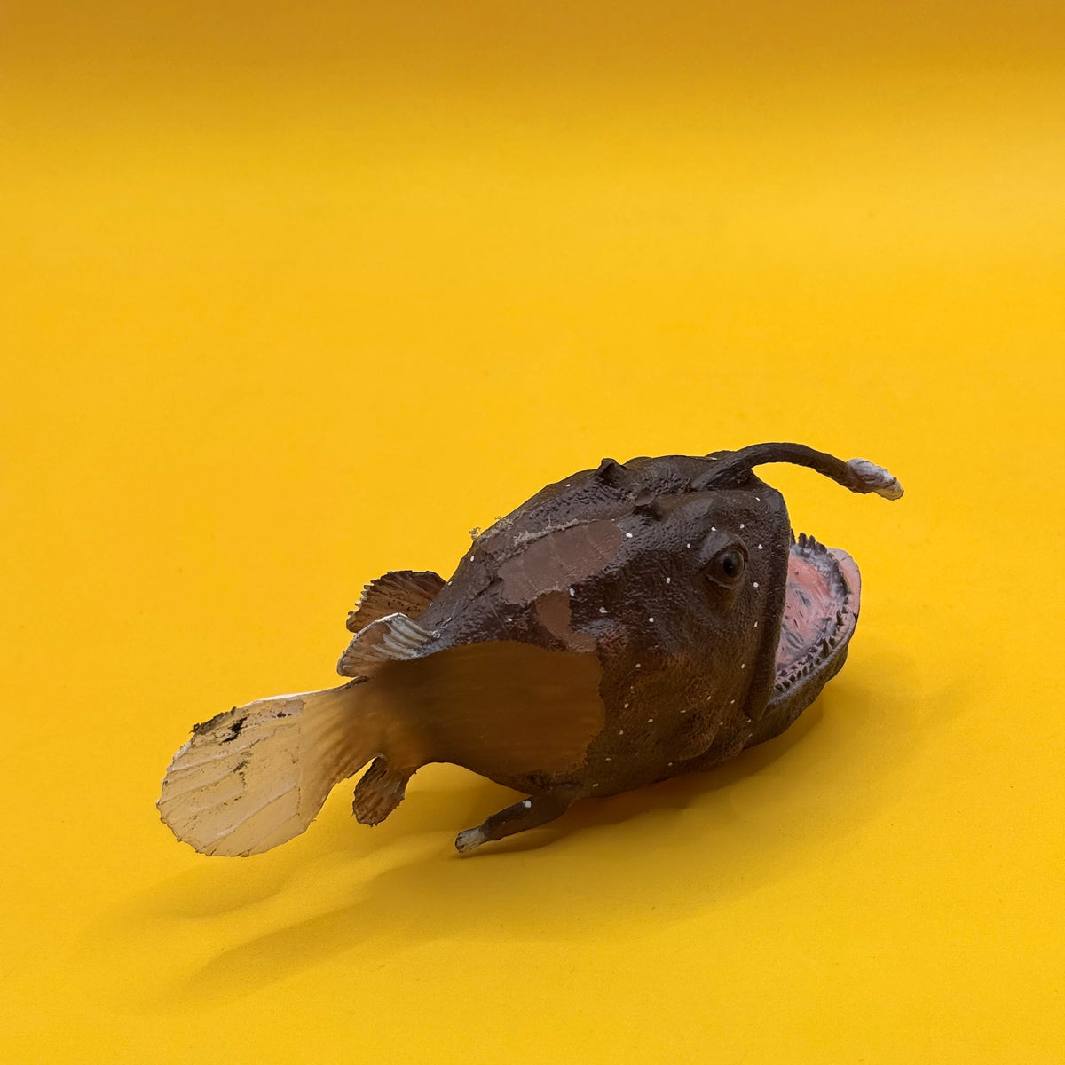 Anglerfish Figurine with Open-Mouth Detail