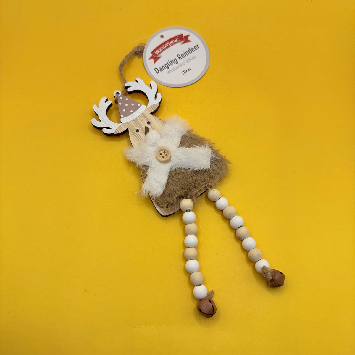 Winter Magic Dangling Reindeer Decoration 20 cm