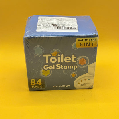 Toilet Gel Stamp Value Pack 6 x 60 g 84 Flowers