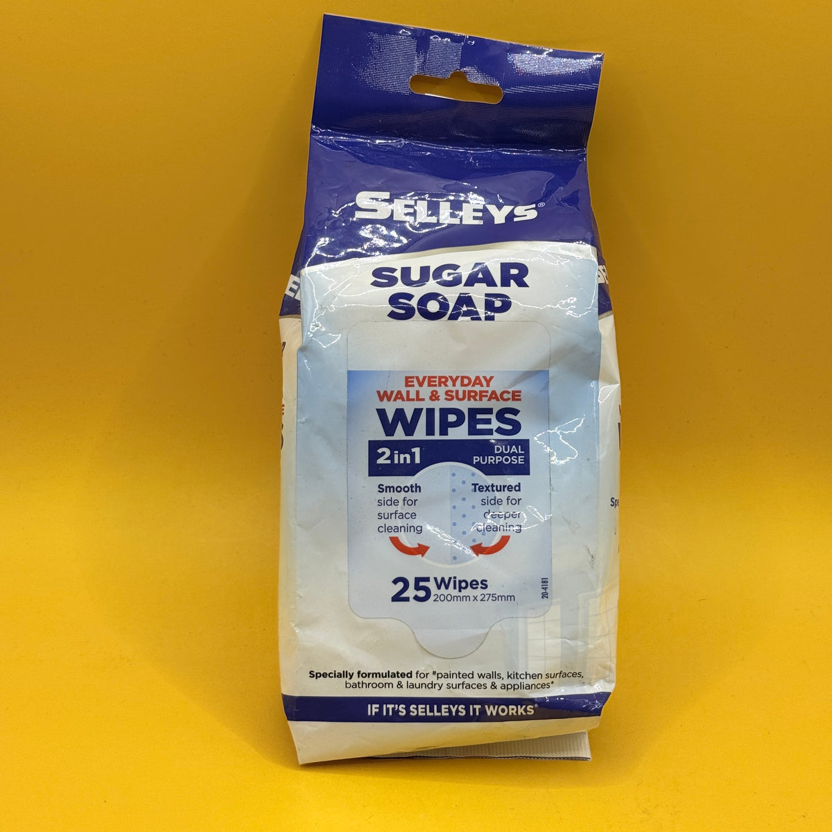 Selleys Sugar Soap Wall & Surface Wipes 25 Pack