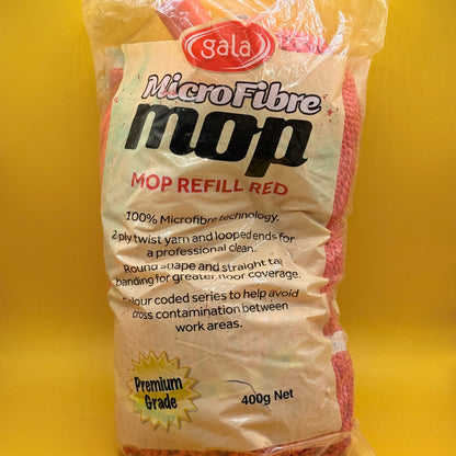 Gala Red Microfibre Mop Refill