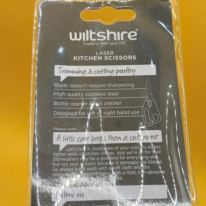 Wiltshire Laser Stainless Steel Kitchen Scissors
