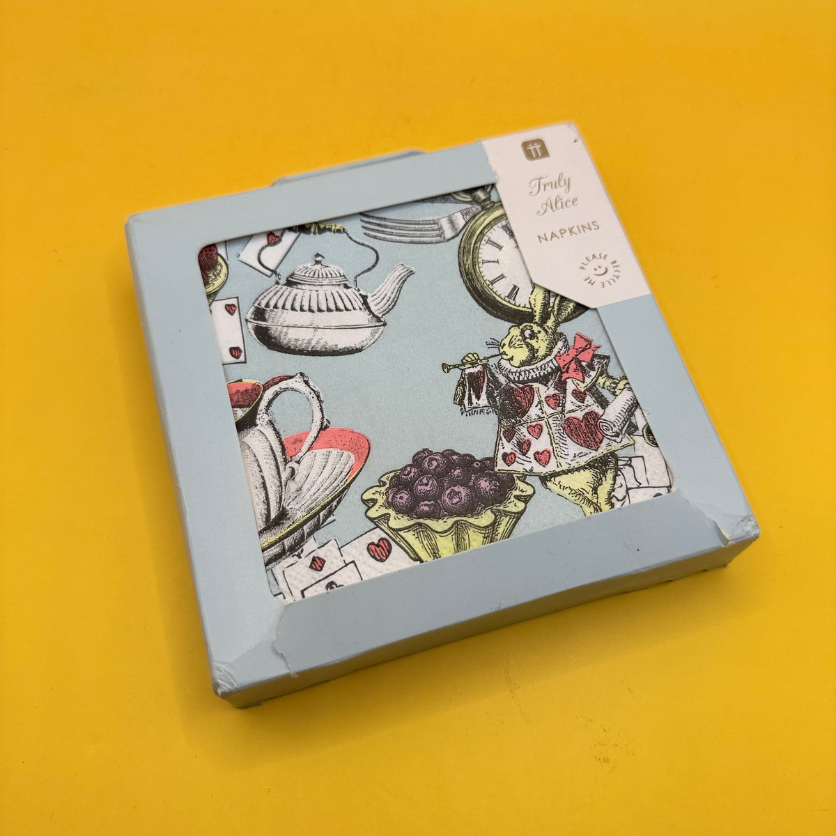Talking Tables Truly Alice Paper Napkins 20 Pack