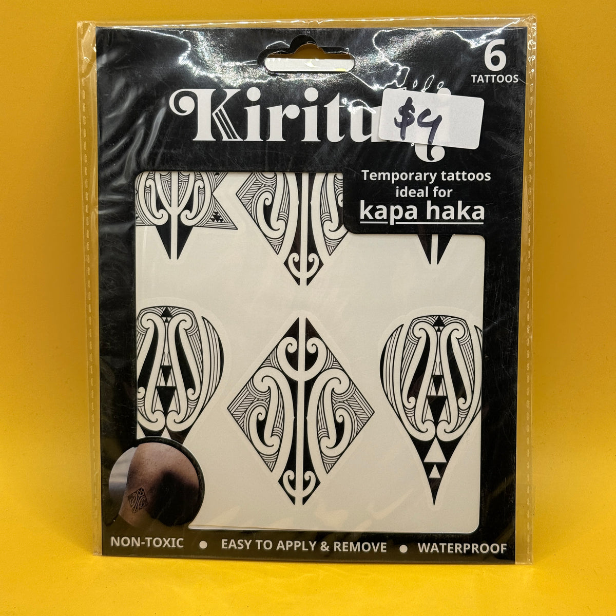 Kirituhi Kapa Haka Temporary Tattoo Set 28 Pieces