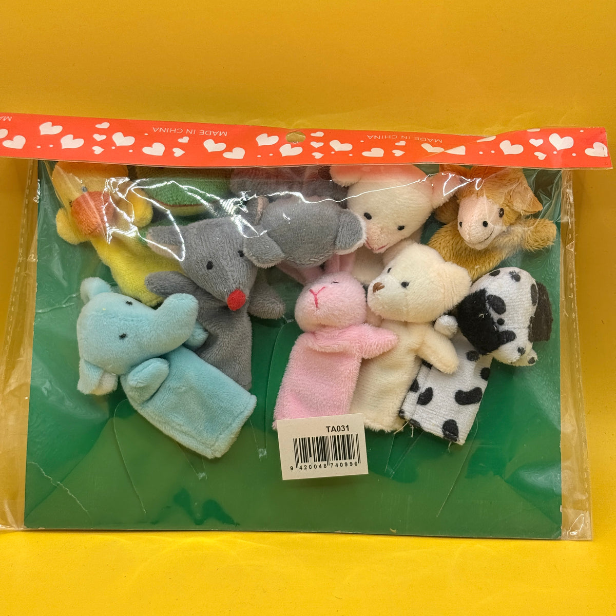Assorted Mini Plush Animal Toy Set