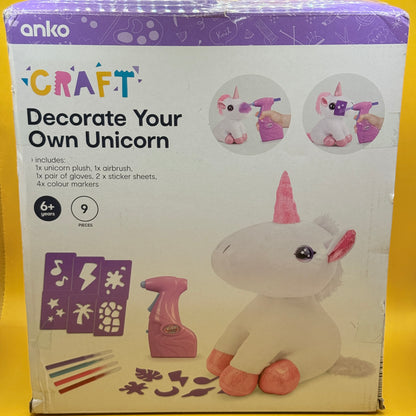 Anko Decorate Your Own Unicorn Kit & Colouring Book Bundle Anko Decorate Your Own Unicorn Kit & Colouring Book Bundle