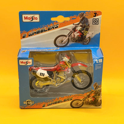 Maisto 2 Wheelers Die-Cast Dirt Bike Model 1:18 Scale
