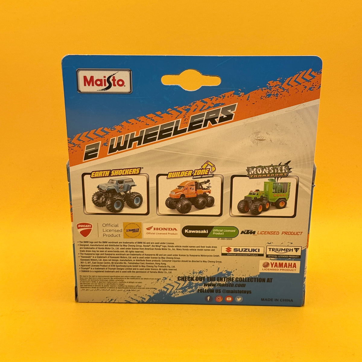 Maisto 2 Wheelers Die-Cast Dirt Bike Model 1:18 Scale