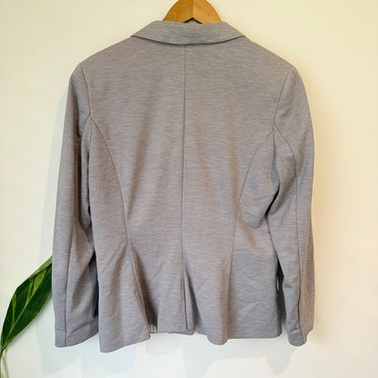 H&M Grey Marle Single Button Blazer Size 12