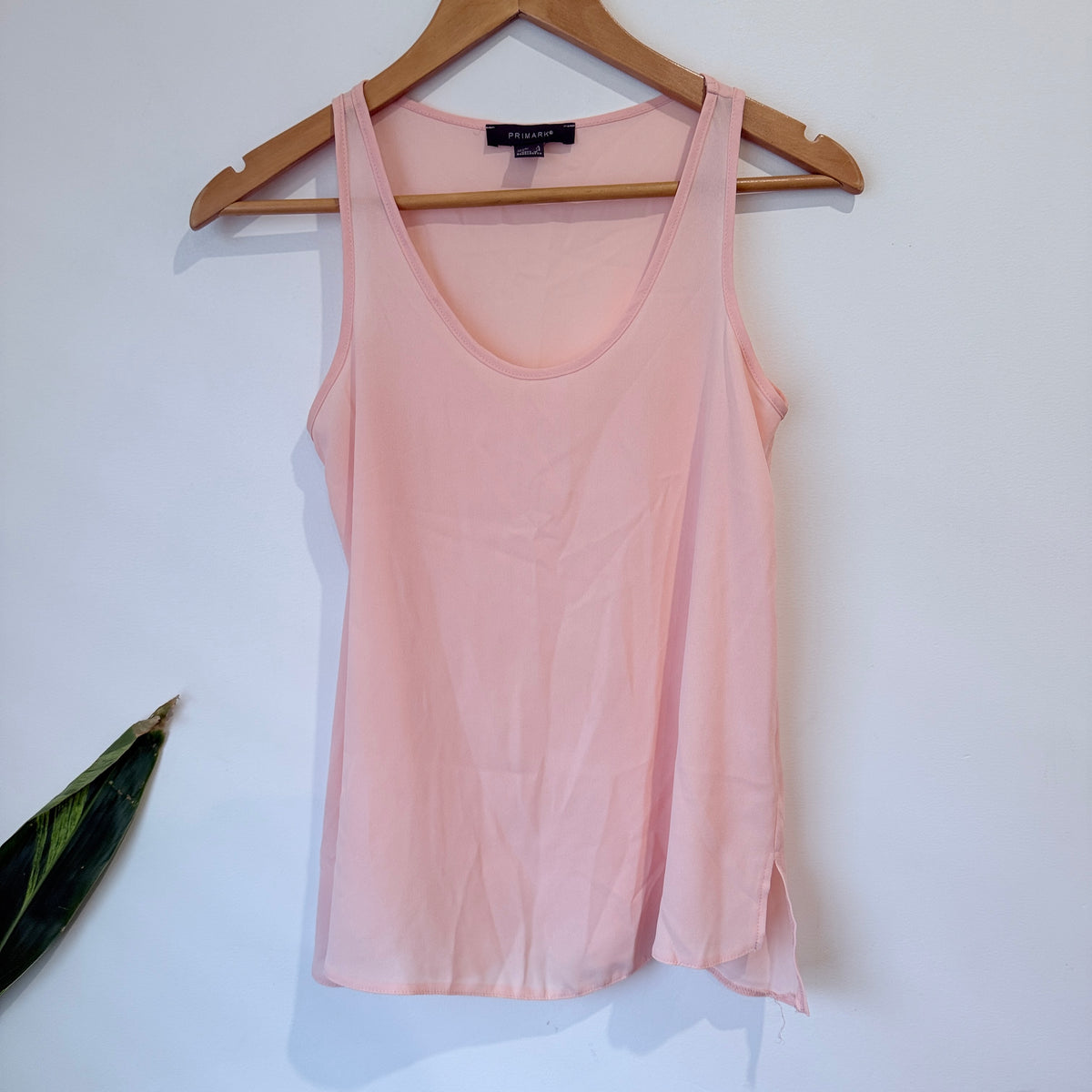 Primark Blush Pink Sleeveless Shell Top Size 6
