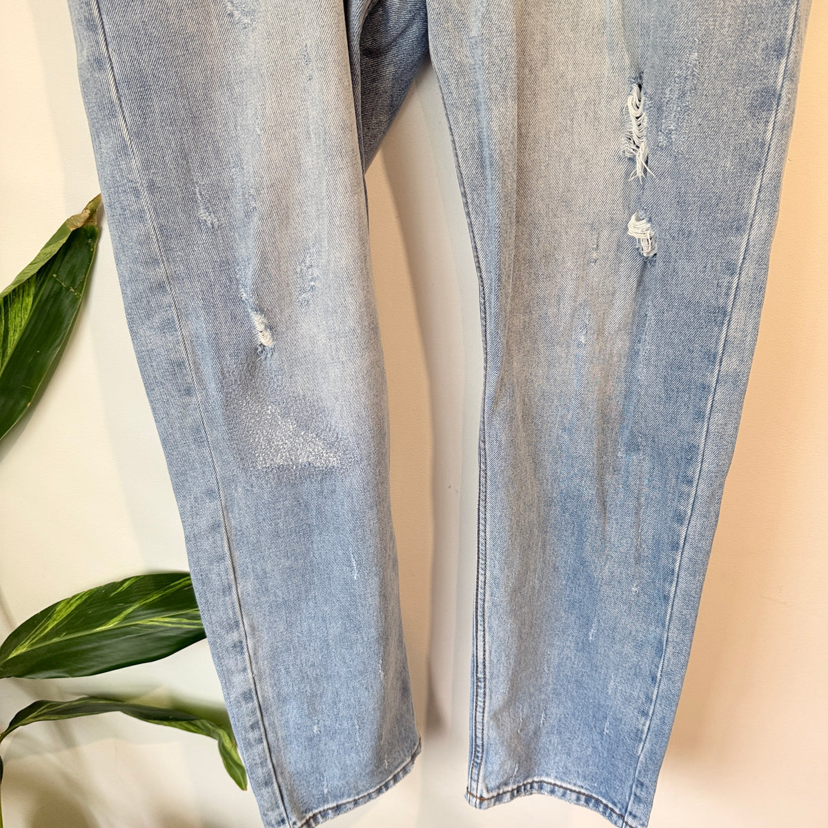 Absent Light Wash Kennedy Dad Jeans Size 34