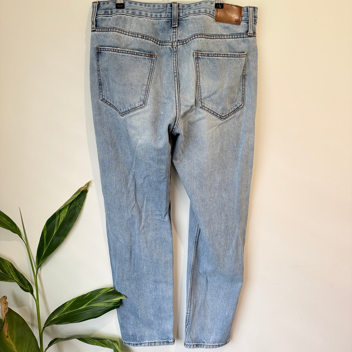 Absent Light Wash Kennedy Dad Jeans Size 34