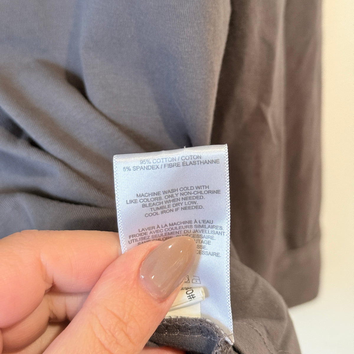 Express Grey Stretch Utility Shirt Size L