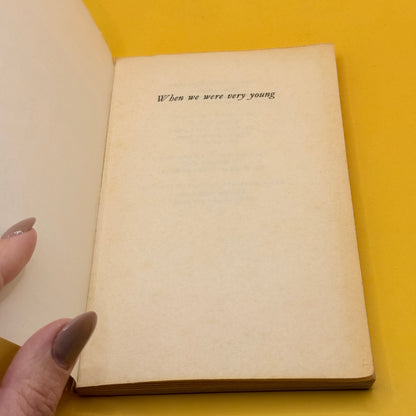 When We Were Very Young by A. A. Milne (1966)