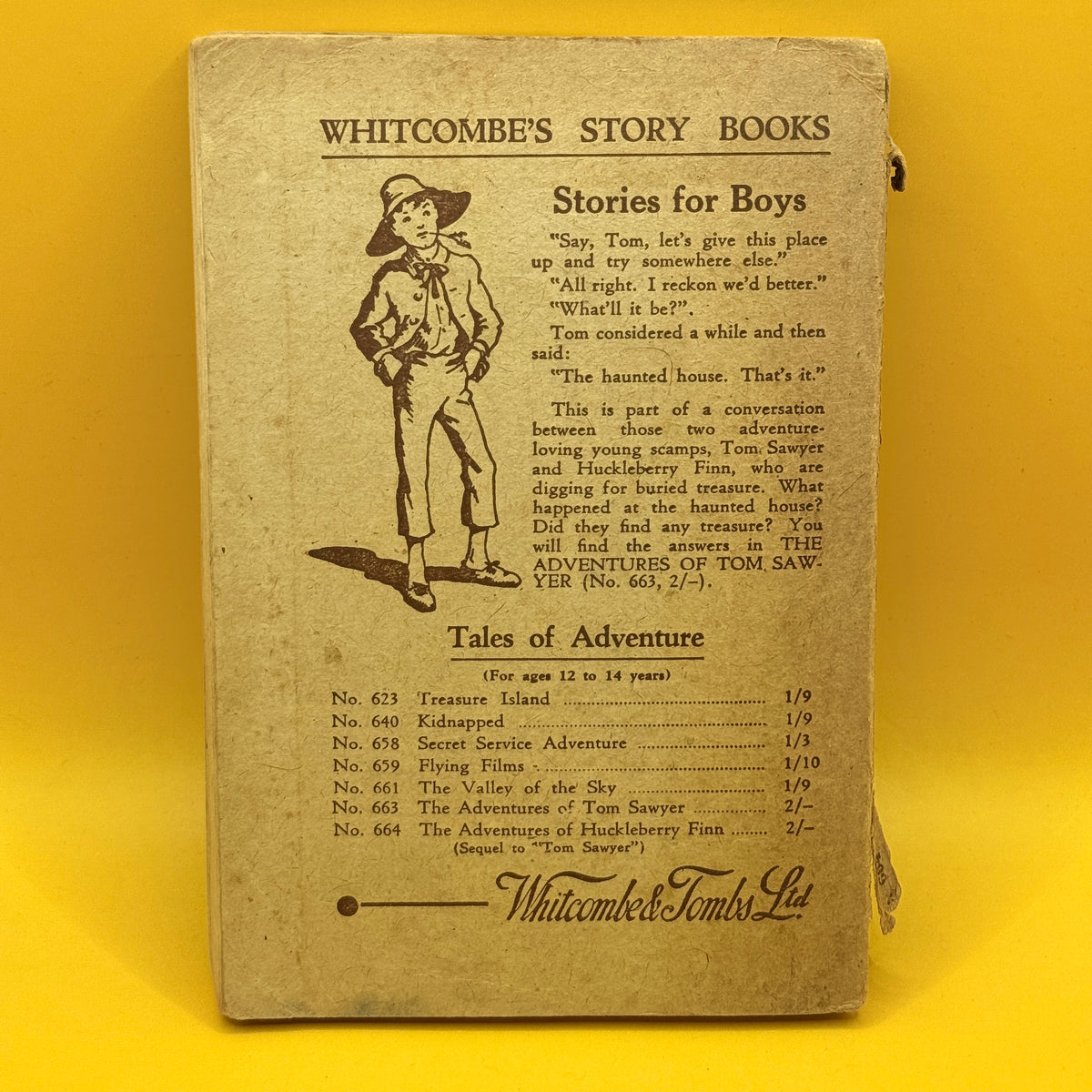The Adventures of Huckleberry Finn by Mark Twain (Whitcombe’s Story Books, undated)