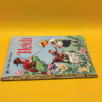 Vintage Golden Book: Heidi by Johanna Spyri (1954)