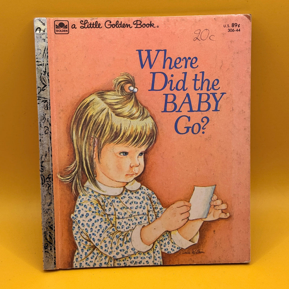 Vintage Golden Book: Where Did the Baby Go? by Sheila Hayes (1974)
