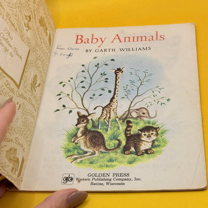 Vintage Golden Book: Baby Animals by Garth Williams (1979)