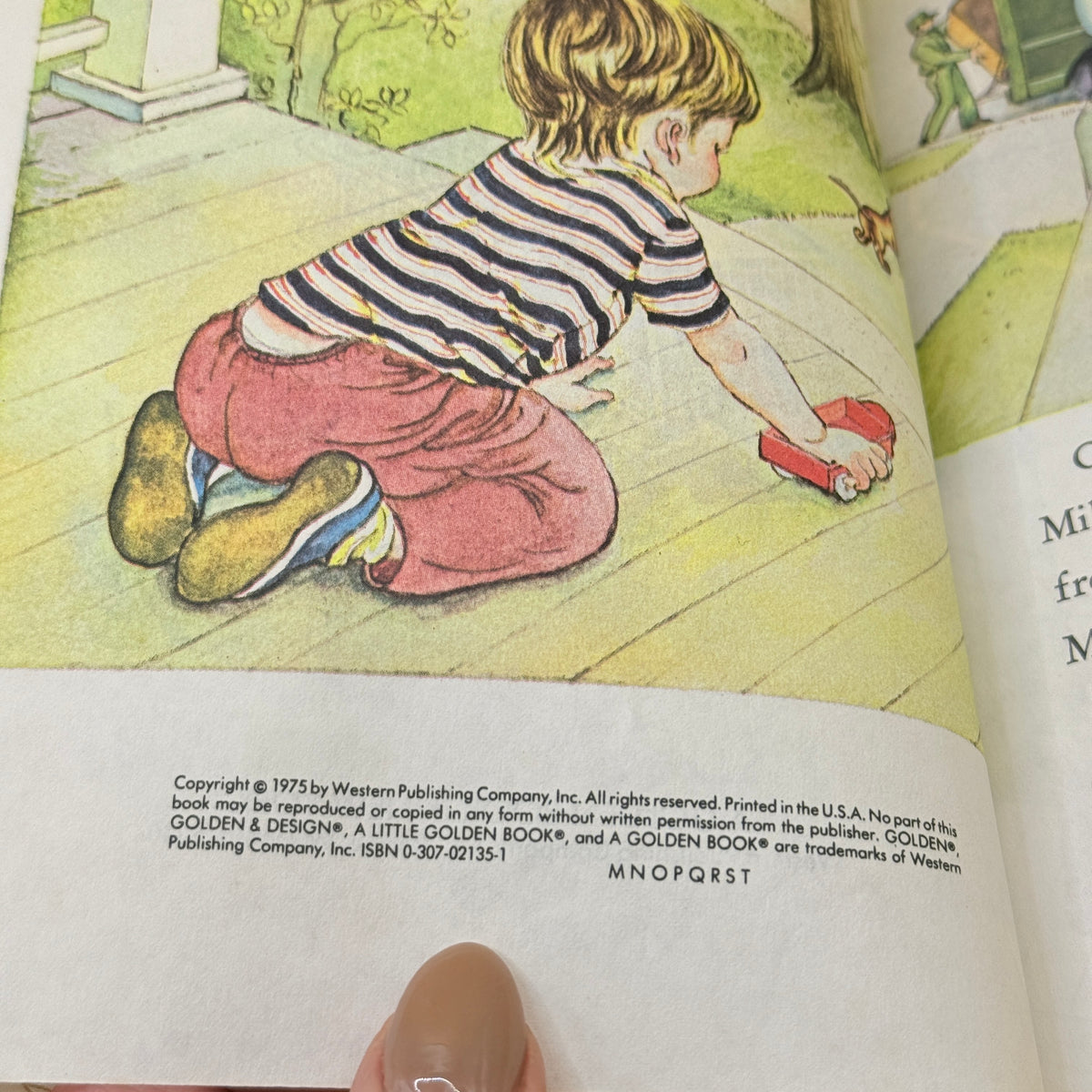 Vintage Golden Book - The New Baby by Ruth and Harold Shane (1975)
