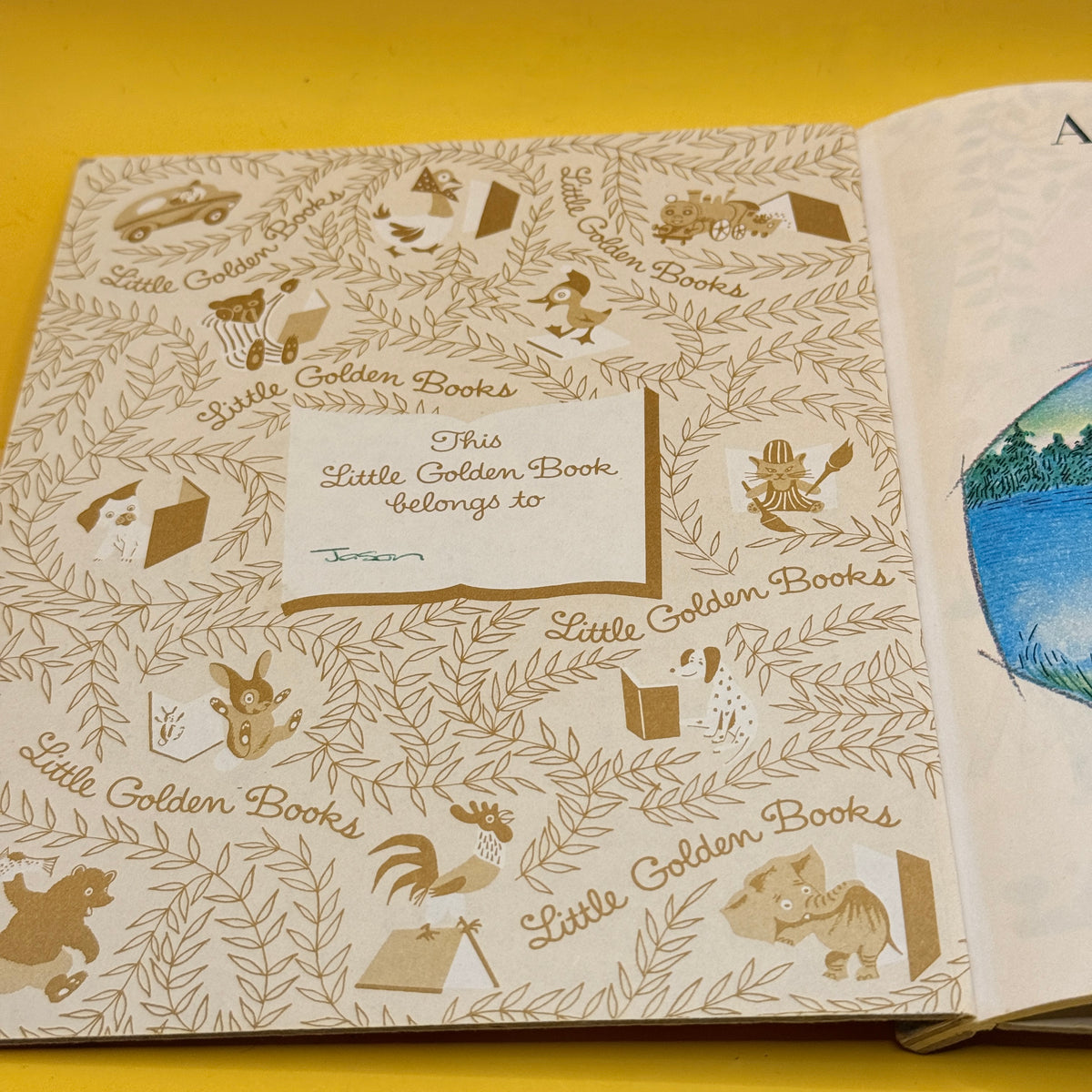 Vintage Golden Book: Animal Daddies and My Daddy by Barbara Shook Hazen (1968)