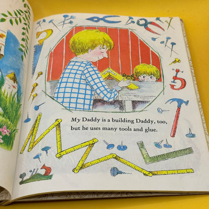 Vintage Golden Book: Animal Daddies and My Daddy by Barbara Shook Hazen (1968)