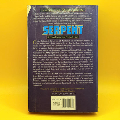Serpent by Clive Cussler and Paul Kemprecos (1999)