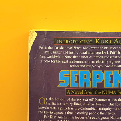 Serpent by Clive Cussler and Paul Kemprecos (1999)