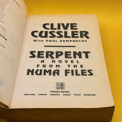 Serpent by Clive Cussler and Paul Kemprecos (1999)