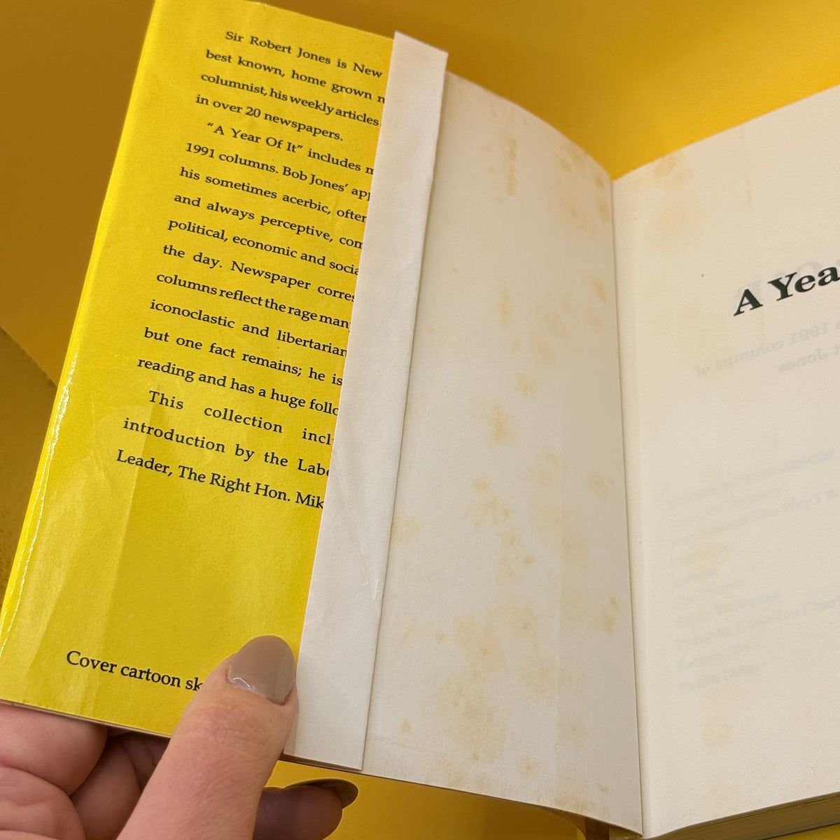 A Year of It by Bob Jones (1992)