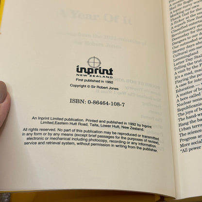 A Year of It by Bob Jones (1992)