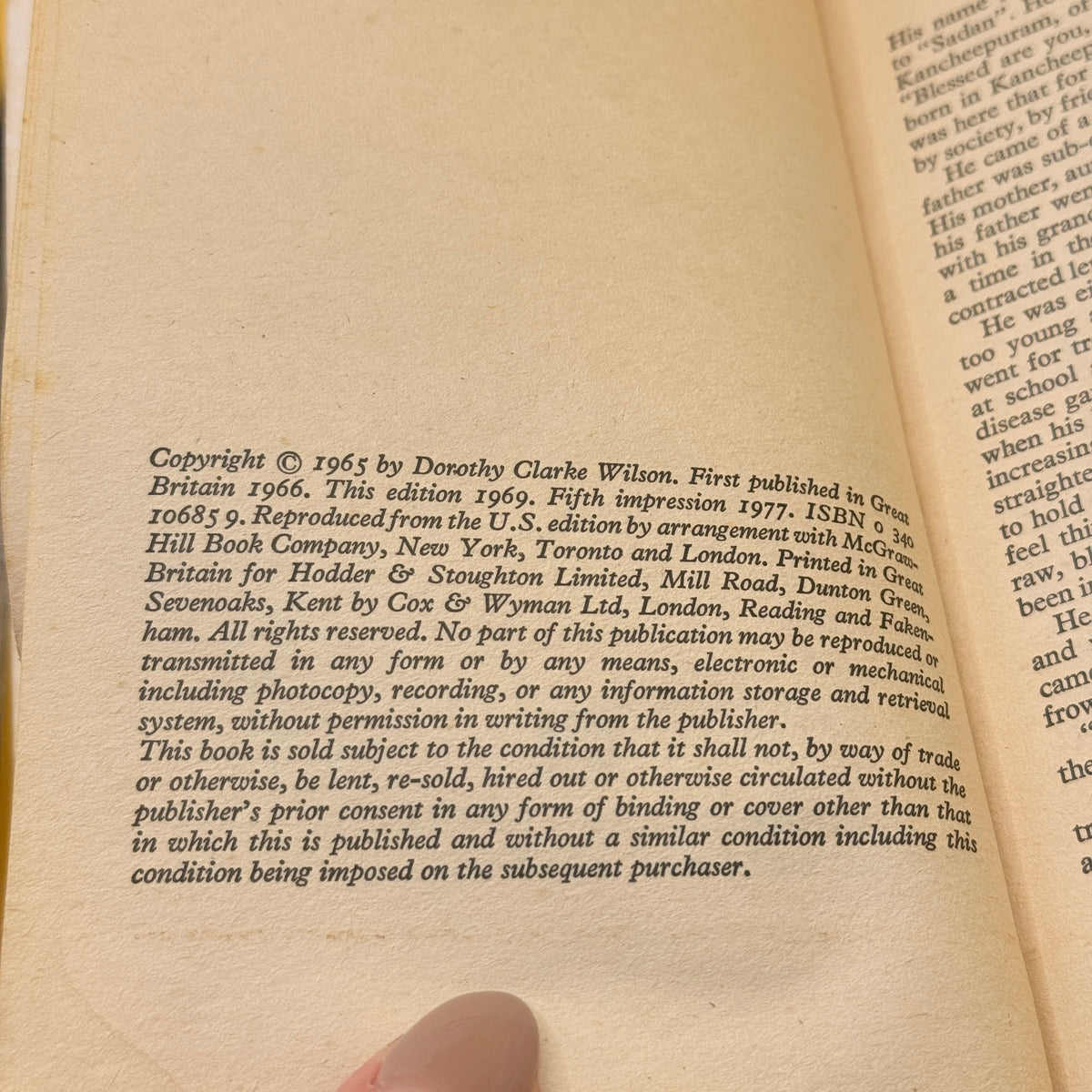 Ten Fingers for God by Dorothy Clarke Wilson (1977)